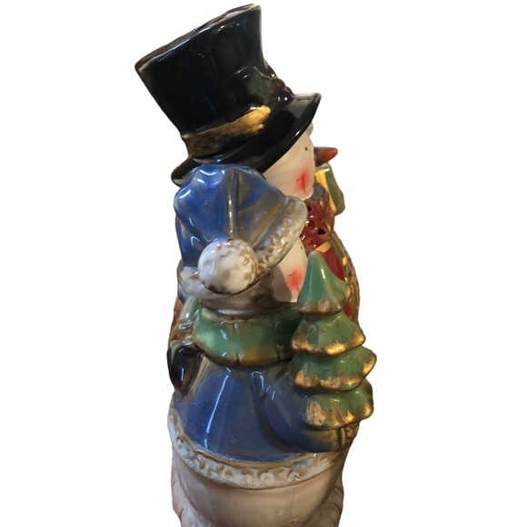 NOEL Light Up Snowman Christmas Decor Lights Winter Snowy Sparkle Table Top - Picture 3 of 5